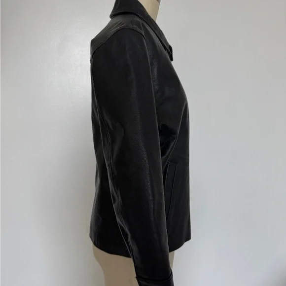 Black Leather Jacket - Picture 3 of 5